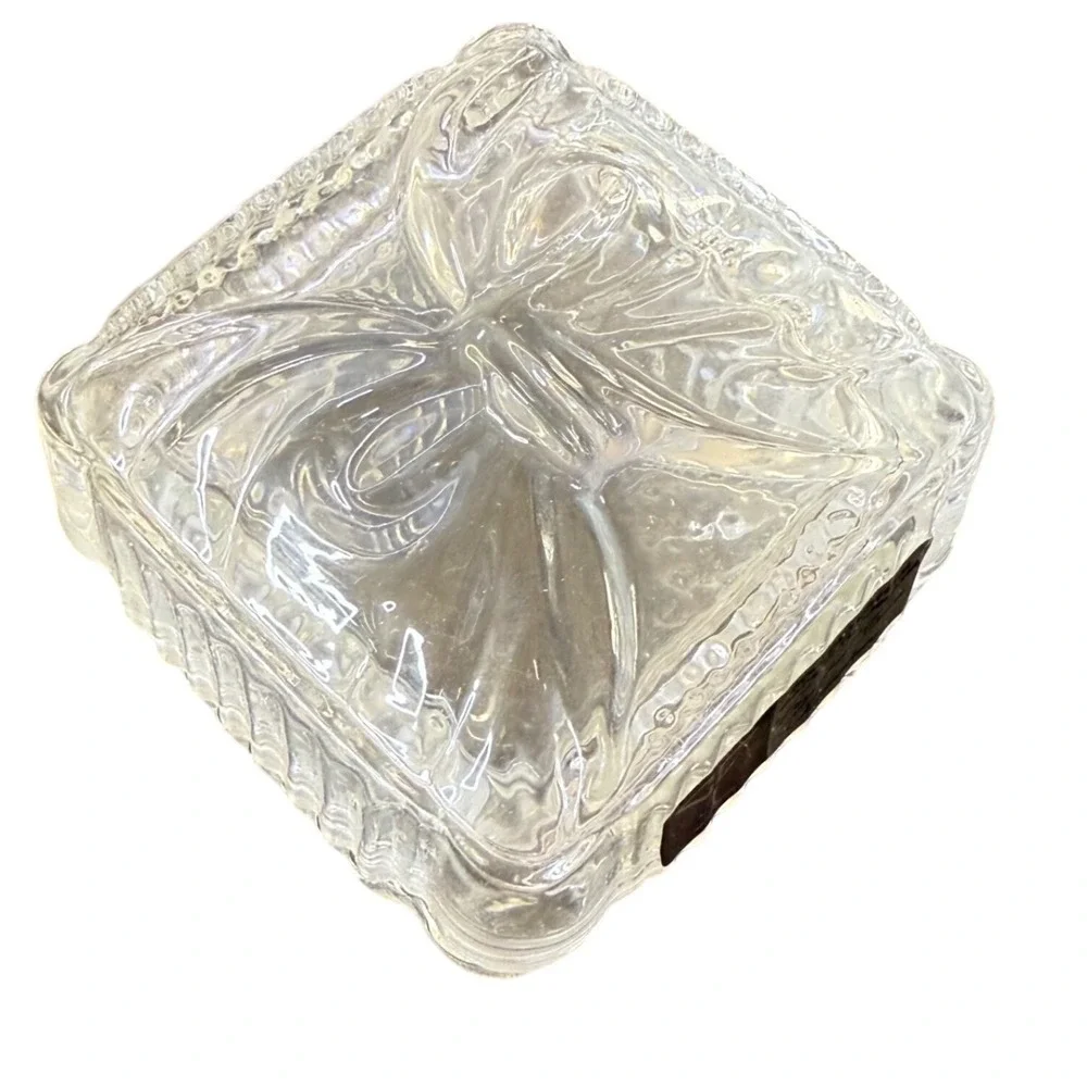 Fairfield Jewelry Treasure Box‎ 24% Lead Crystal Trinket Box Vintage